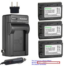 Kastar Battery Travel Charger for Sony NP-FZ100 BC-QZ1  Sony Alpha a9R Camera