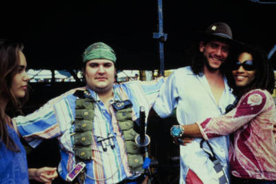 Serena Rojas Kinchla John Popper David Graham Lenny Kravitz at Arr - Old Photo