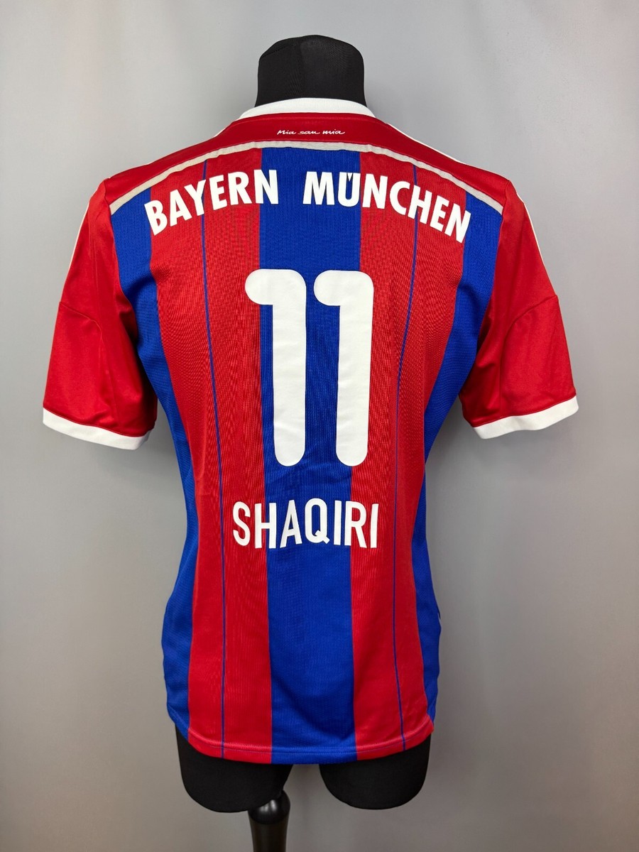 BAYERN MUNICH 2014 2015 SHAQIRI HOME SHIRT FOOTBALL SOCCER ADIDAS