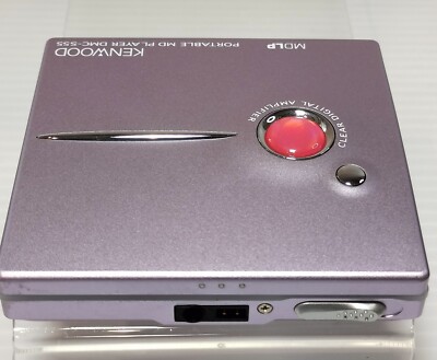 【希少　完動品】KENWOOD MD WALKMAN DMC-S55イヤホン付属 希少 完動品】KENWOOD MD WALKMAN DMC-S55イヤホン付属 希少 完動品