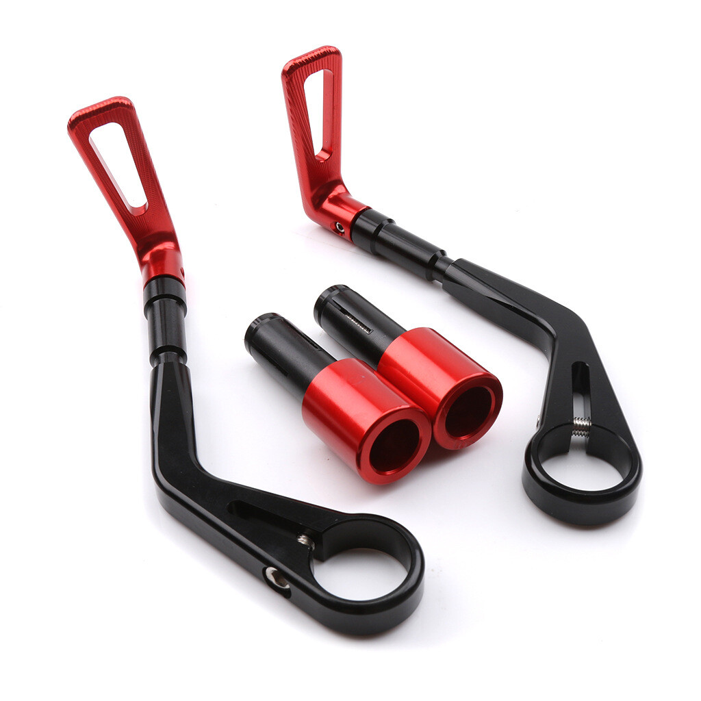 Universal Fit For motor BarEnd BrakeClutch Lever Guard Protector Adjustable Gold