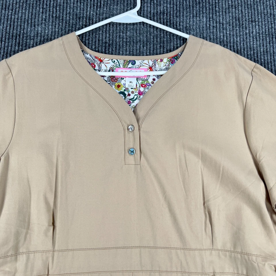 Blusa Médica Koi Justine XL Extra Grande Manga Corta Cuello en V Médica Nueva Foto 4 de 4