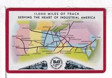 Single Railroad Playing Card "Baltimore & Ohio, BO-8a"  Bollhagen RR Book #