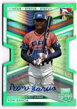 2023 Panini Elite Roni Garcia #174 /24 Die-Cut Auto Dominican Prospect League 