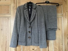 James Lakeland Stylish Buff Colour Trouser Suit Size 44