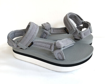 TEVA FLATFORM UNIVERSAL MESH PRINT GRIFFIN PLATFORM SANDAL US EU 38  UK