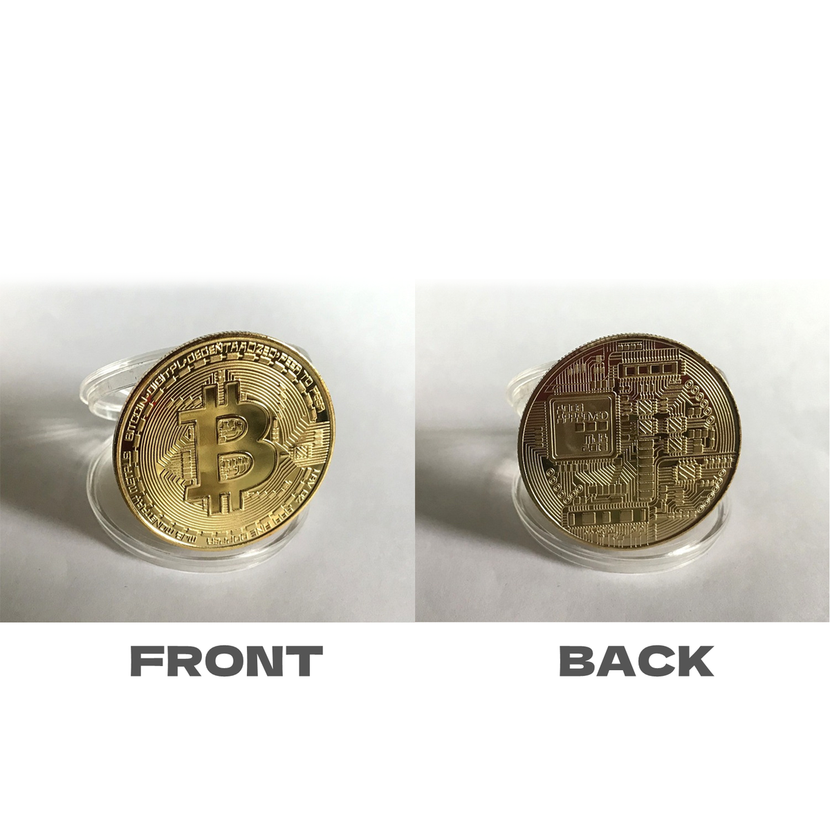 Bitcoin Physical Crypto Coin Commemorative Cryptocurrency with Protective  Case | eBay