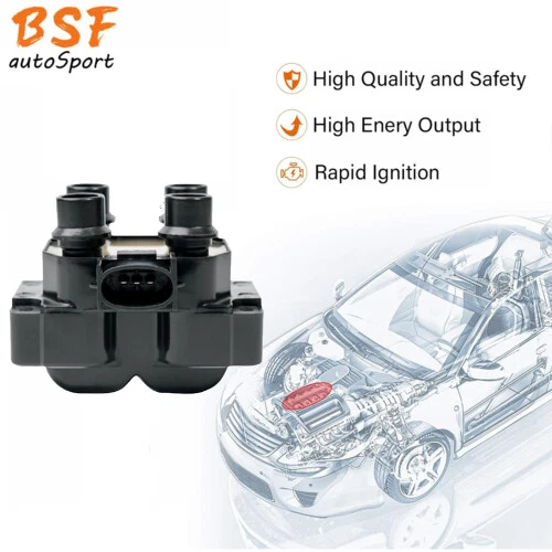 Juego de 2 cables de bobina de encendido y bujía para Ford F150 F250 Lincoln Mercury FD487 Foto 2 de 4