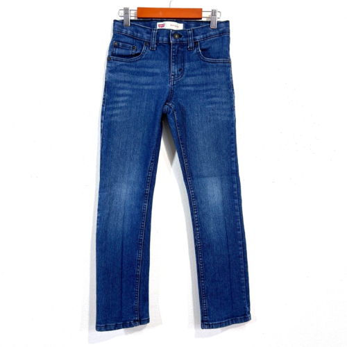 Levi's 511 Slim Boys Blue Flex Stretch Jeans Size 10 Reg 25 x 25 Straight Leg