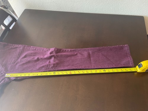 Ellemenno Jeans Women's Size 7 Plum (Maroon) Straight Leg Low Rise Stretch - Picture 4 of 12