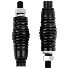 2 LED Spiral Whip Light Spring Base Mount Quick Release Antenna For ATV UTV RZR