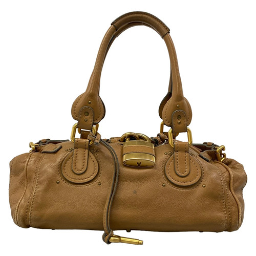 Chloé Chloe Paddington Handbag Brown Leather