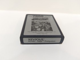 Xevious (Atari 7800, 1987) Authentic cartridge tested.
