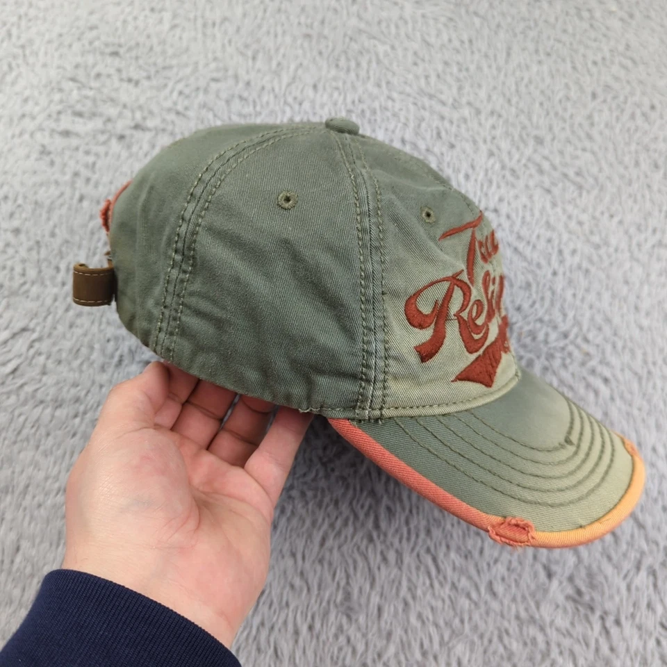 Sombrero True Religion Para Hombre Correa Ajustable Trasera Escritura Envejecida De Colección Y2K Foto 4 de 4