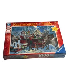 Ravensburger Packing the Sleigh Limited Ed Christmas 1000 Pcs Puzzle NEW