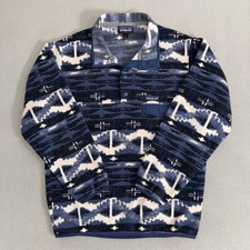 Patagonia Synchilla Snap T Fleece Pullover Aztec Tribal Size S Outdoor Gorpcore