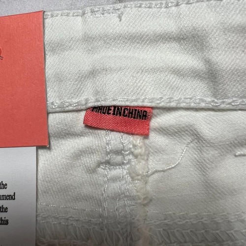 NWT Blank NYC The Mini Astor Lenox Cut-Off Jean Short Girls 12 White Denim NEW - Picture 7 of 9