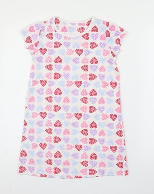Muskat Mädchen weiß Tunika T-Shirt Größe 8-9 Jahre - Loveheart