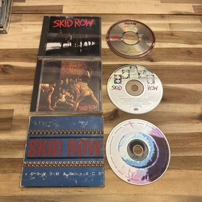 Skid Row 3 CD Lot Subhuman Race Digipak Slave to the Grind Self Titled Bach