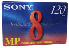 Sony 120 min 8 mm Standard Video Cassette P6-120MP Single Piece - New Sealed