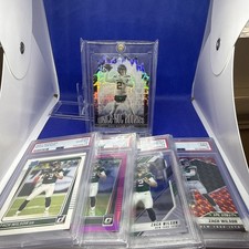 2021 Donruss Optic White Hot Rookie Pandora Zach Wilson /25 Jets + Graded Cards