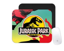 Custom Mouse Pad Jurassic Park Dinosaur Movie Fan Gift Office Computer Desk Mat