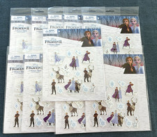 10 Disney FROZEN II Sticker Sheets PUFFY Elsa,Anna,Olaf PARTY FAVORS Amscan NIP