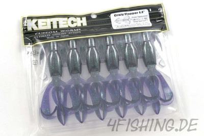 Der Crazy Flapper von KEITECH in 4,4'' Farbe ELECTRIC JUNE BUG