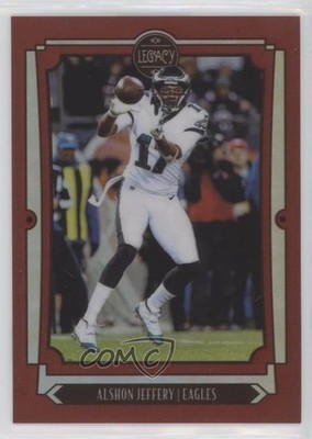 2019 Panini Legacy Premium Edition Ruby Prizm 92/100 Alshon Jeffery #82 7l6