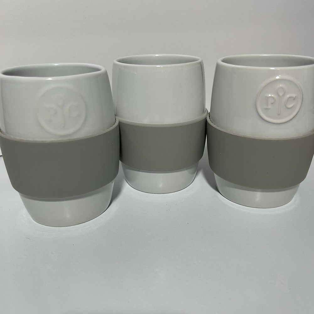 Pampered Chef 3-Piece Ceramic Egg Cooker Set Lidless