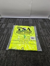 (QTY 5) TSA ANSI/ISEA 107-2020 Class 1/ 2 24 Hour Visibility Safety Vest Medium