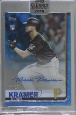 2019 Topps Clearly Authentic Auto Blue 12/25 Kevin Kramer #CAA-KK Auto 0w8