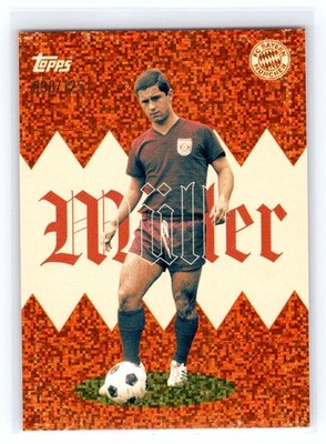 2025-26 TOPPS FC Bayern München Team Set DB-8 Gerd Müller Static /125
