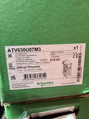 Altivar ATV630U07M3 Variable Frequency Drive. 1 Hp -.75 kW