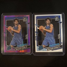 🔥2x Dereck Lively 2023-24 Donruss Optic Rated Rookie#245 Pink & Base RC