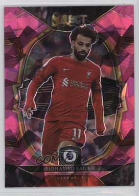 2022 Panini Select Premier League Terrace Pink Ice Prizm Mohamed Salah #57 1p48