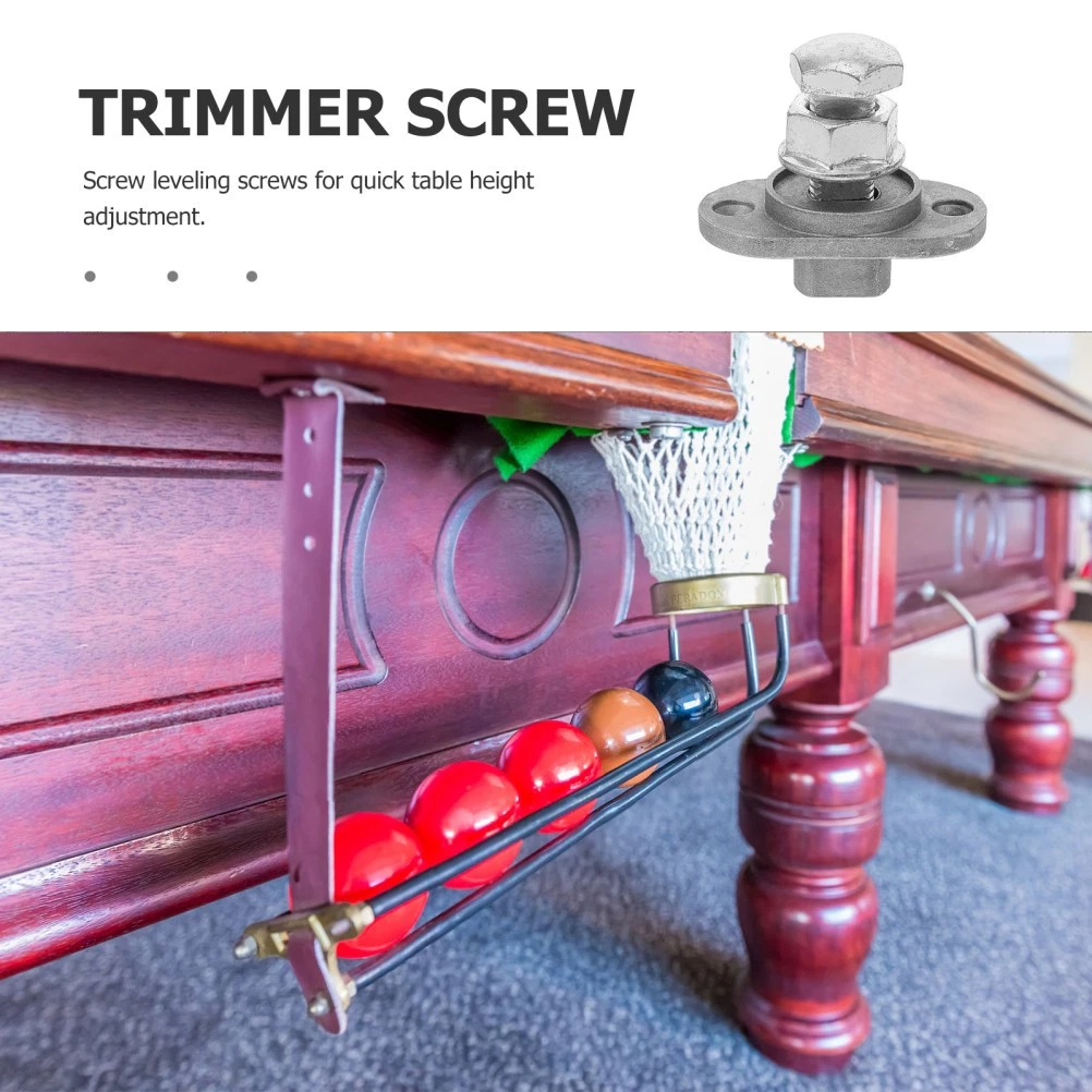 Durable Aluminum Pool Table Screw Micro Adjustment for Level Billiard Table