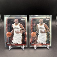 2025-26 Topps Chrome Basketball Yves Missi New Orleans Pelicans #102 (2) Cards