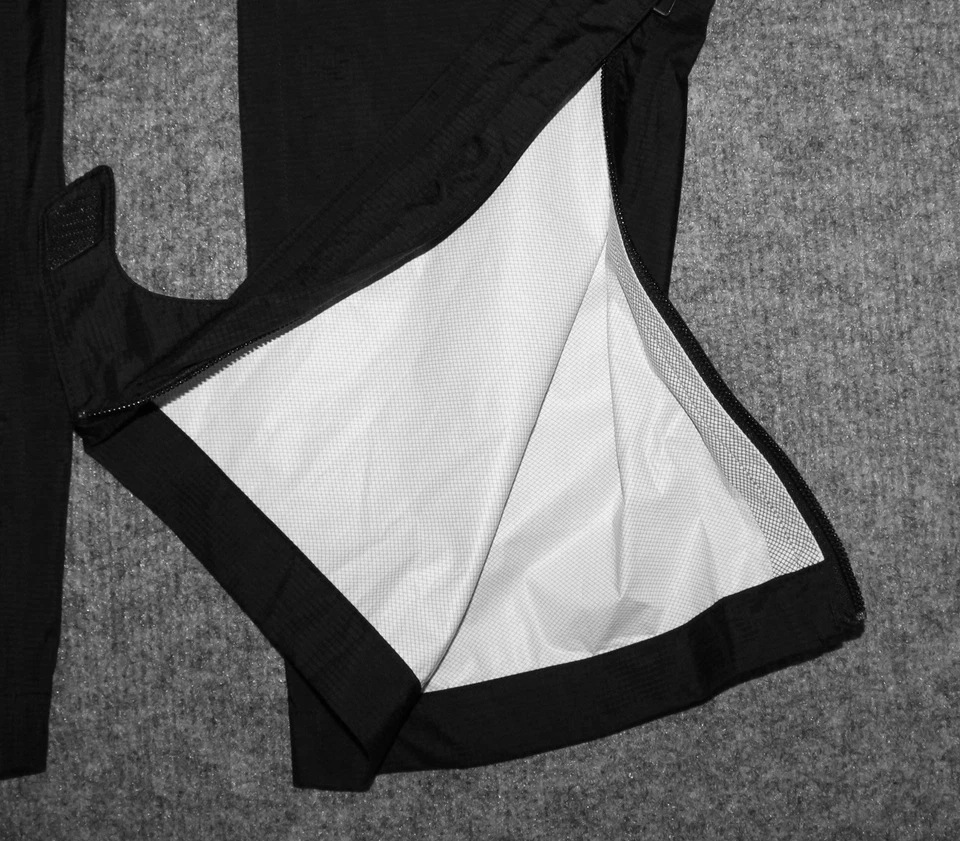 REI CO-OP PANTALÓN DE LLUVIA ESENCIAL PARA MUJER 137553 Impermeable Embalable Negro XS Pantalones Foto 4 de 4