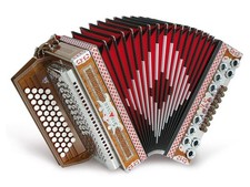 Strasser 4/III De Luxe armonica G-C-F-B 4 file 3 cori X-Bass valigetta