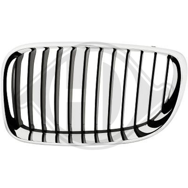 KüHlergrill KüHlergitter Chrom Schwarz FüR Bmw 1Er E87 E81-image