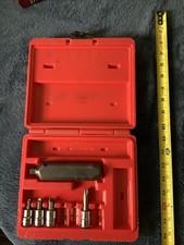 Snap On 3/8” Drive Impact Driver Set, Missing Pieces, Some Tips Broken.,,
