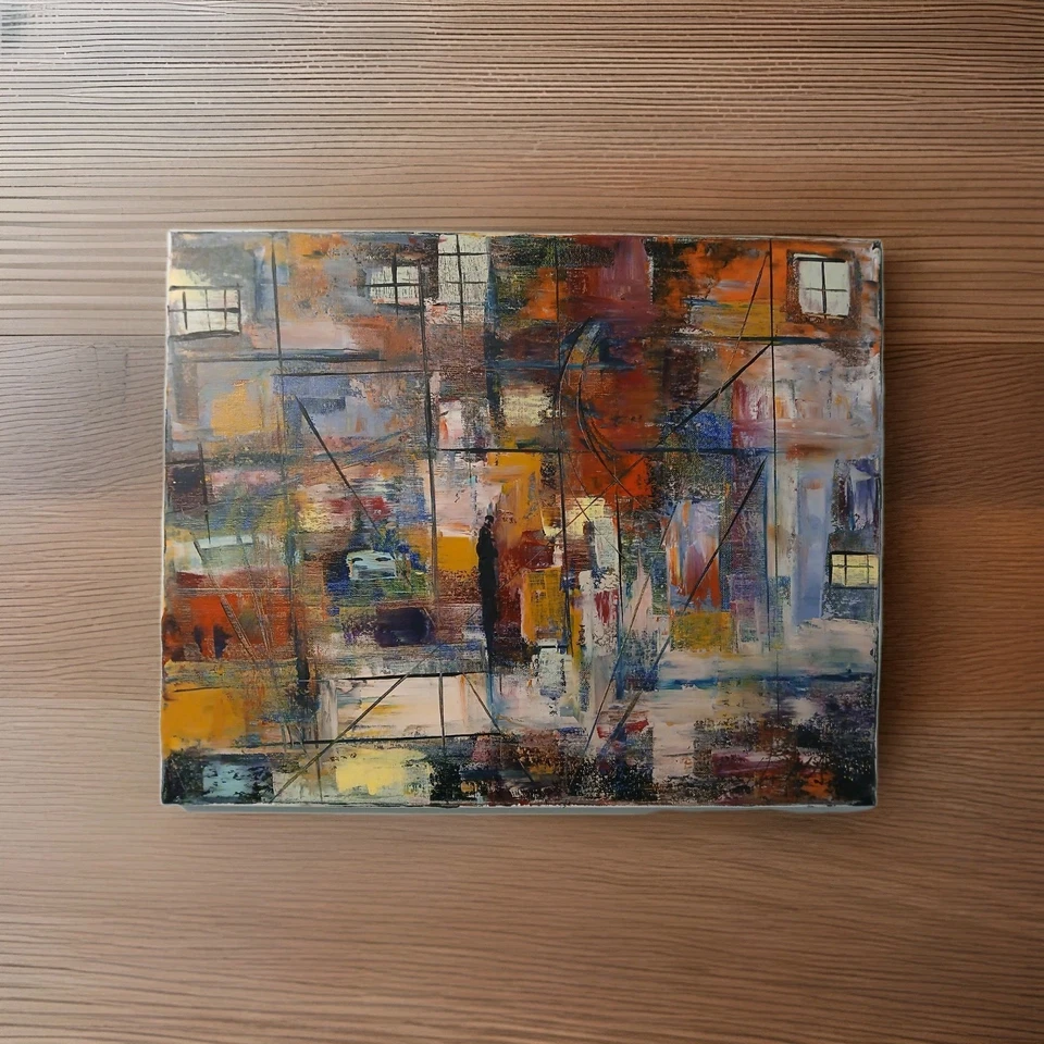 original abstract acrylic painting on canvas - Image 3 of 4