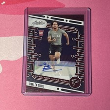 2024 Panini Absolute Football Bralen Trice RC Rookie Autograph Auto #163