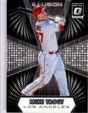 Mike Trout 2015 Panini Donruss Optic Illusion #I-1