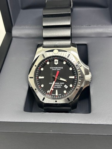 Victorinox INOX Professional Diver 45mm Swiss Quartz Watch Black 200M Box - Picture 5 of 10