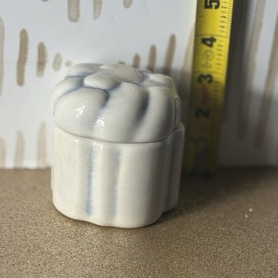 Vintage Cloud Shaped Trinket Box Ceramic Jewelry Dish