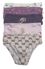 Victoria Secret PINK Cheekster Panties Womens Medium Butterflies 5 Pairs
