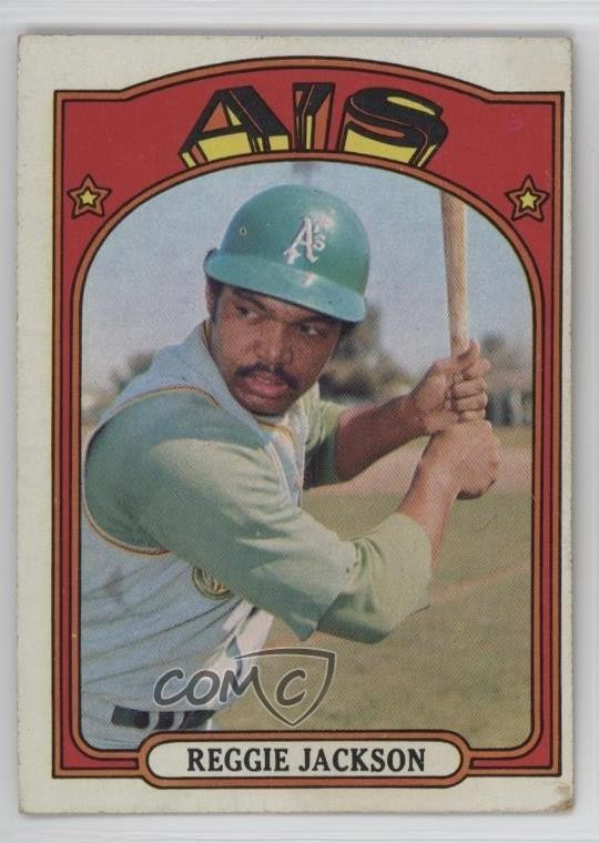 1972 Topps Reggie Jackson #435 HOF 0i7l