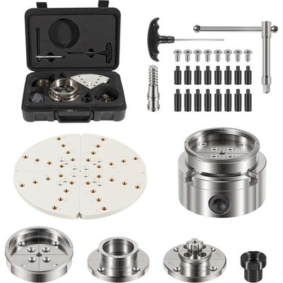 4-Inch Self-Centering Wood Lathe Chuck for Nova 4-Jaw Wood Turning Chuck Set